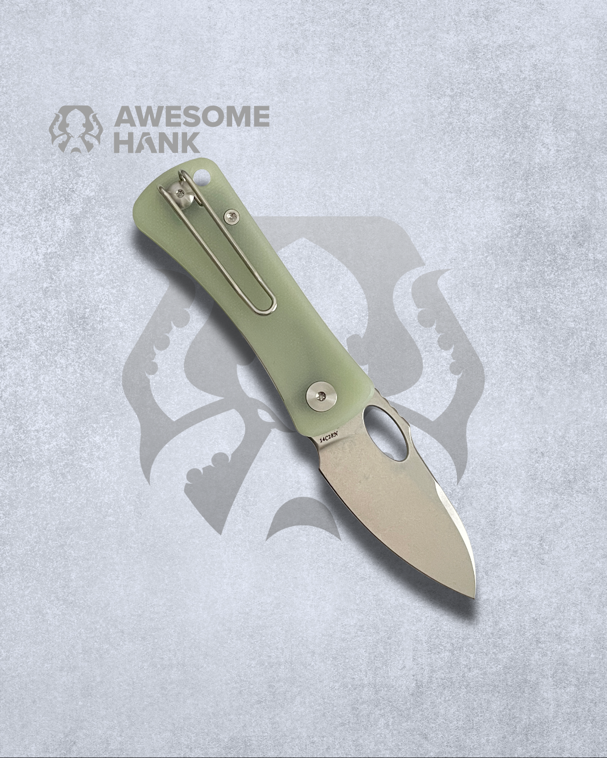 TRIVISA ANDROMEDA JADE G10 14C28N (2.04" SATIN STONEWASH)