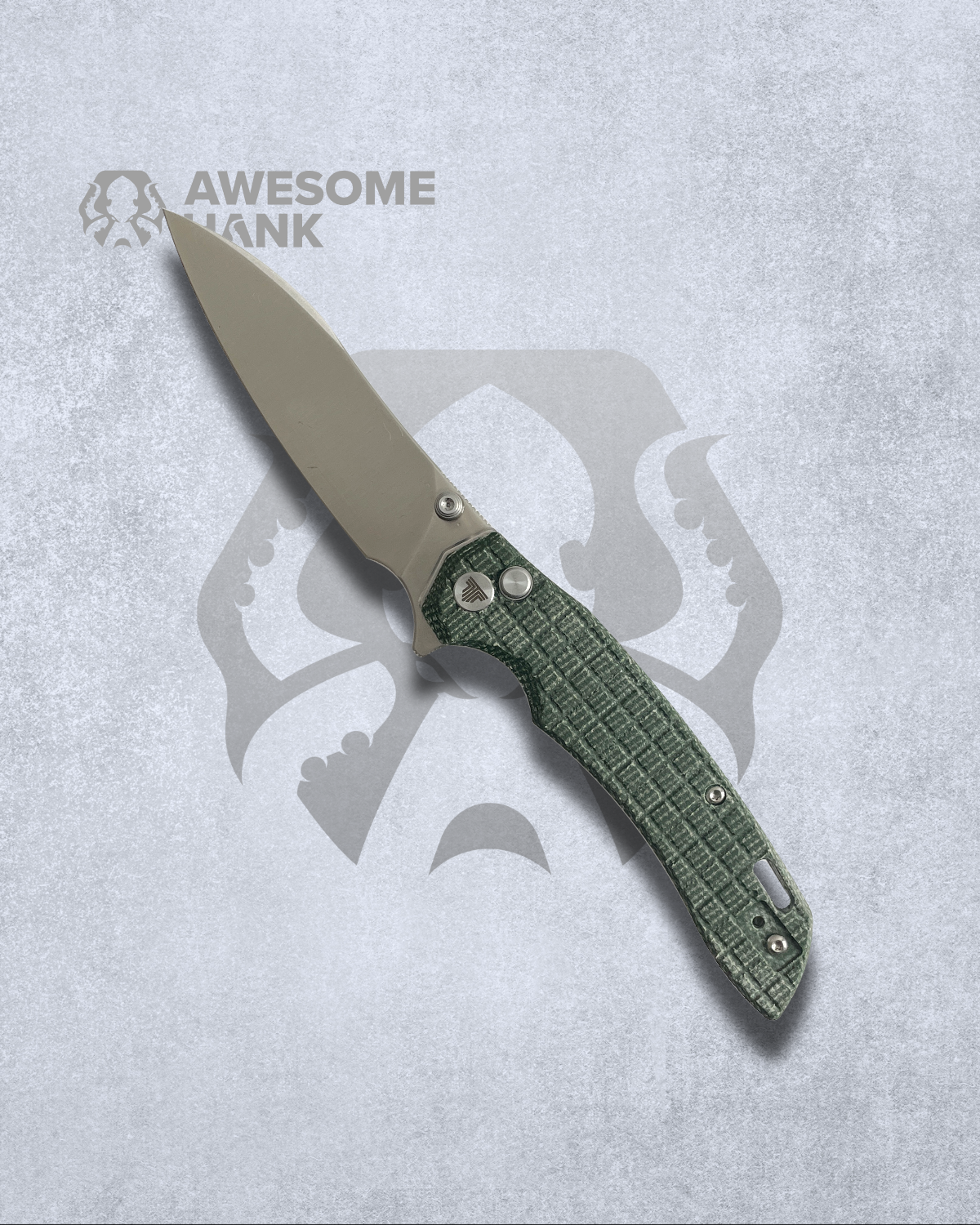 TRIVISA AUR GREEN MICARTA 14C28N (3.54" SATIN)