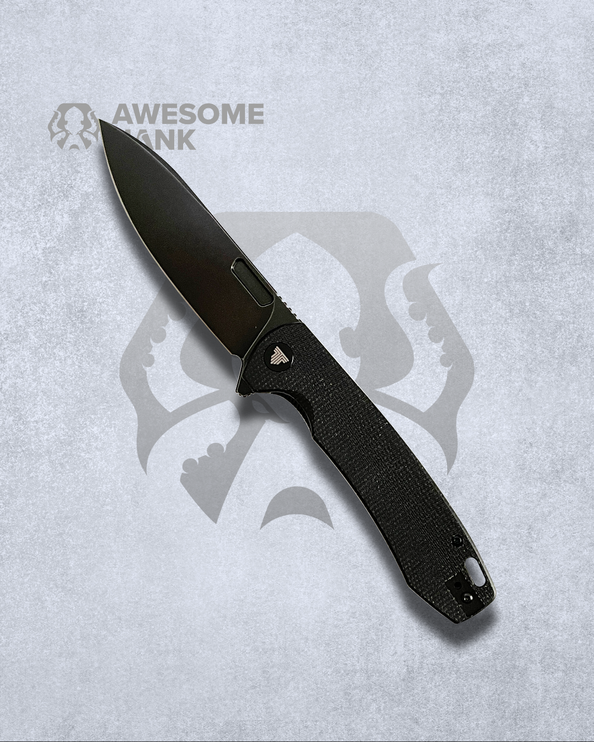 TRIVISA COLUMBA BLACK MICARTA 14C28N (3.74" BLACK STONEWASH)