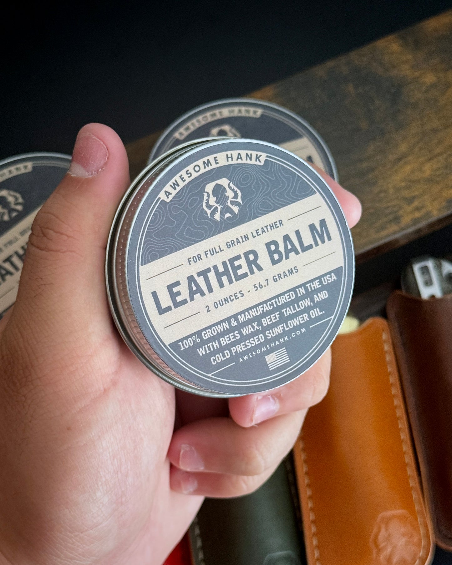 AWESOME HANK LEATHER BALM