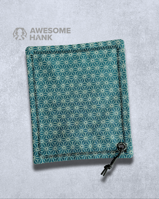 TEAL ASANOHA HANDKERCHIEF (AHP)